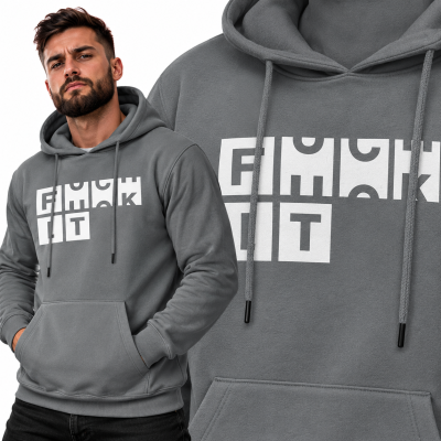 BLUZA  ŚMIESZNA  Z KAPTUREM FUCK IT